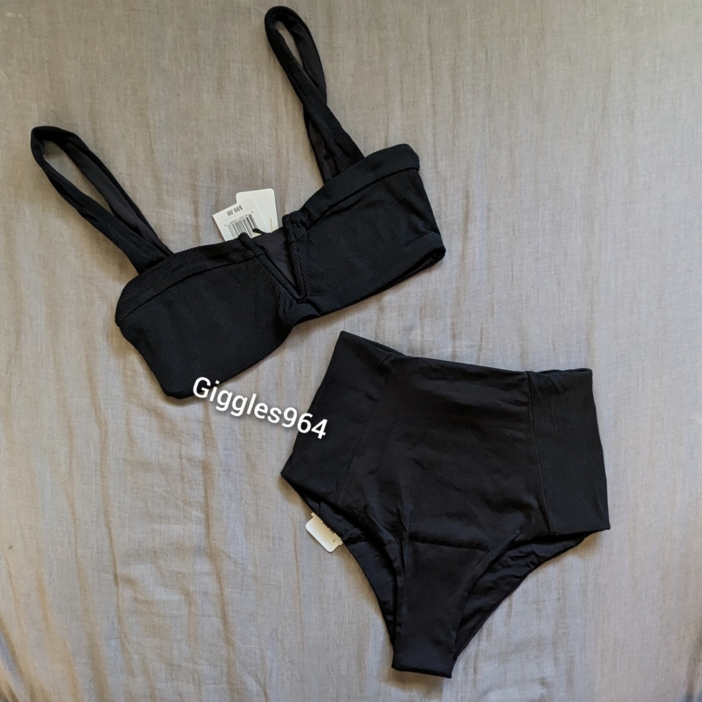 L*Space Lee Lee Jackie Bikini Set Black